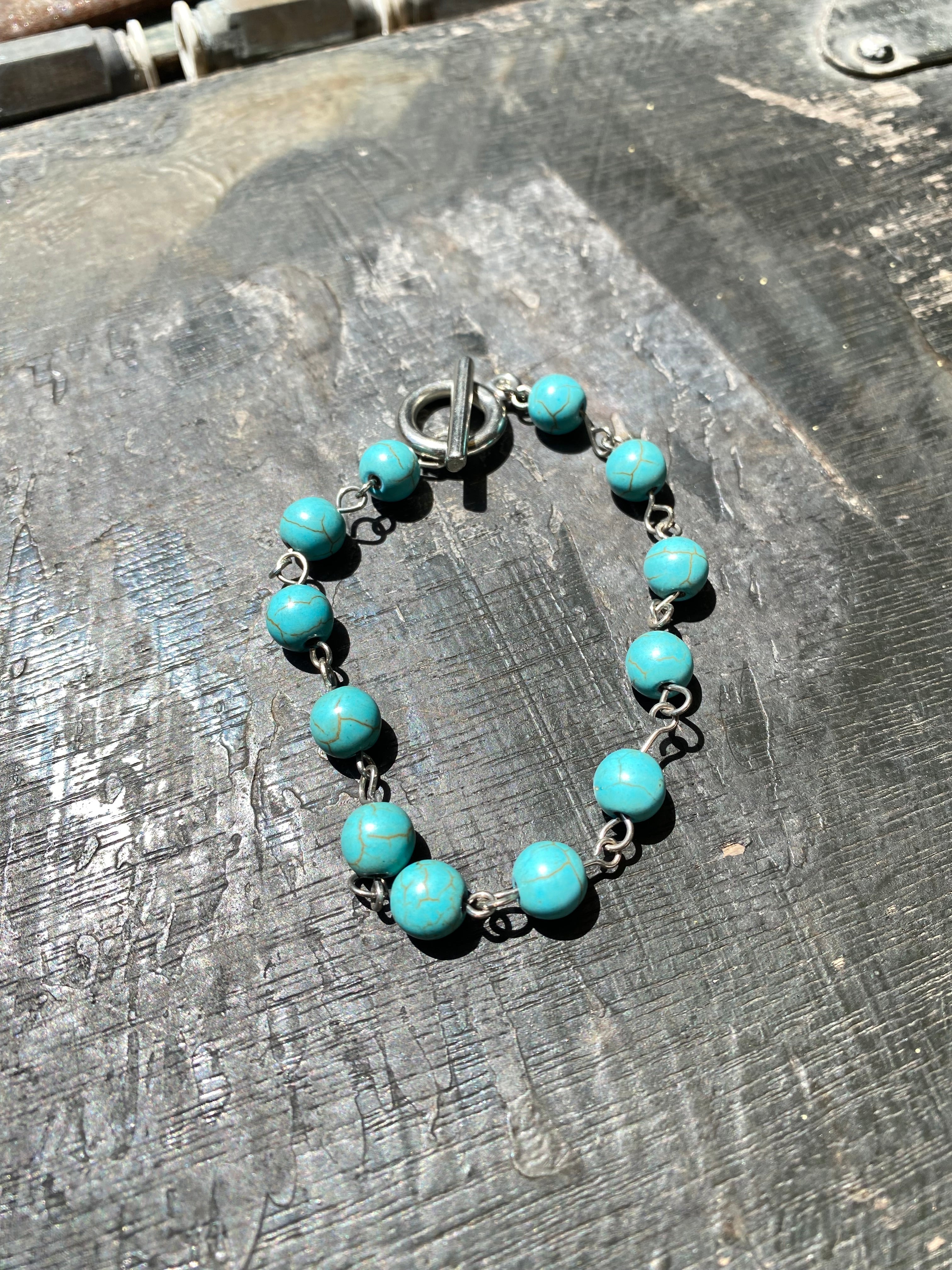 Turquoise Beaded Bracelet