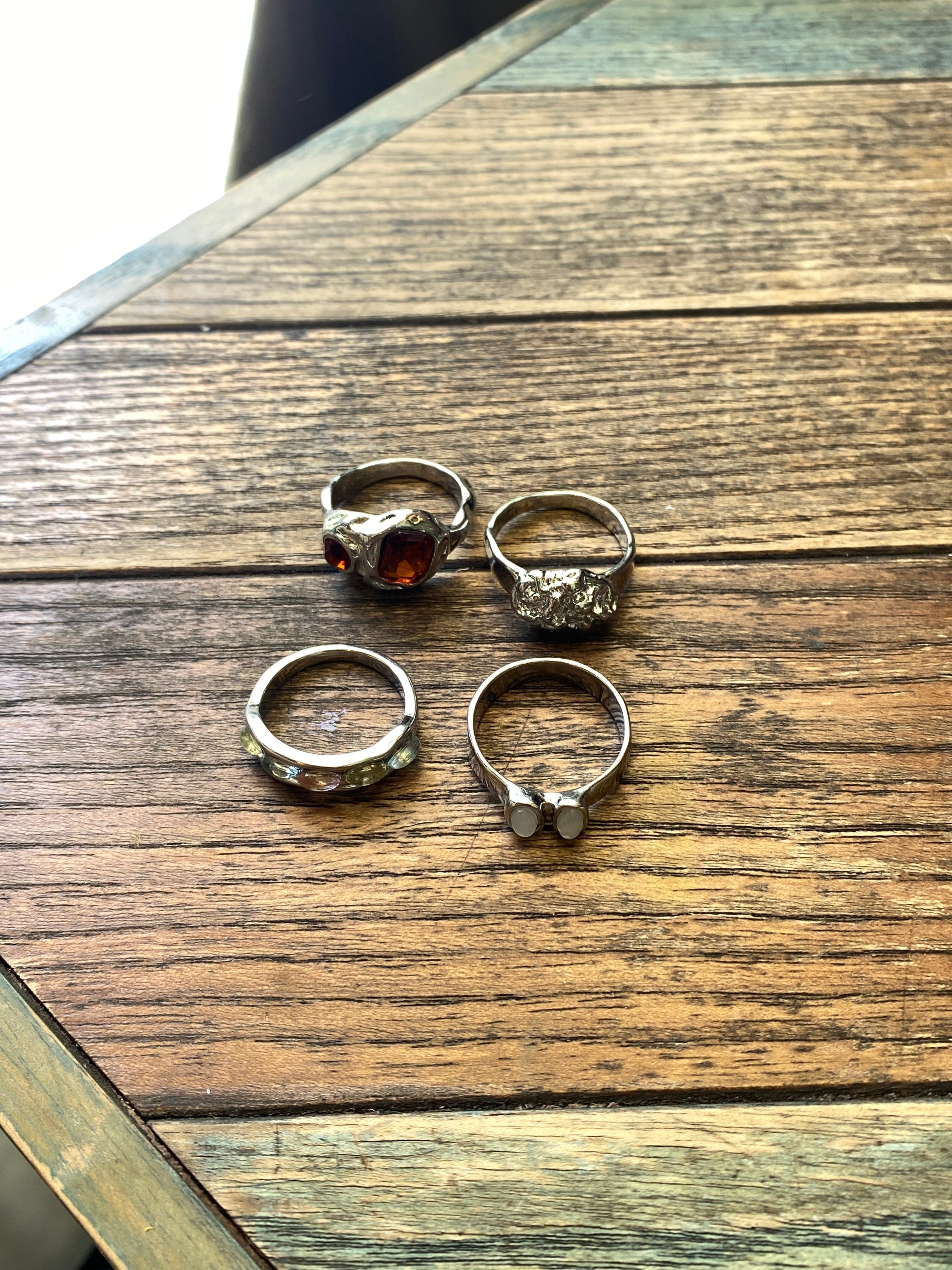 Rhinestone Rings