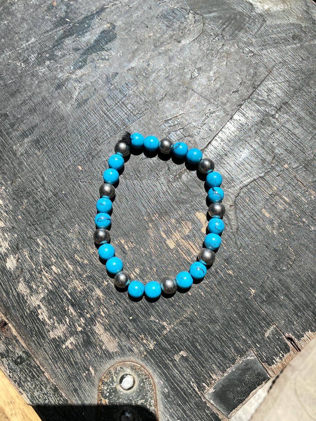 Blue Turquoise Bracelet
