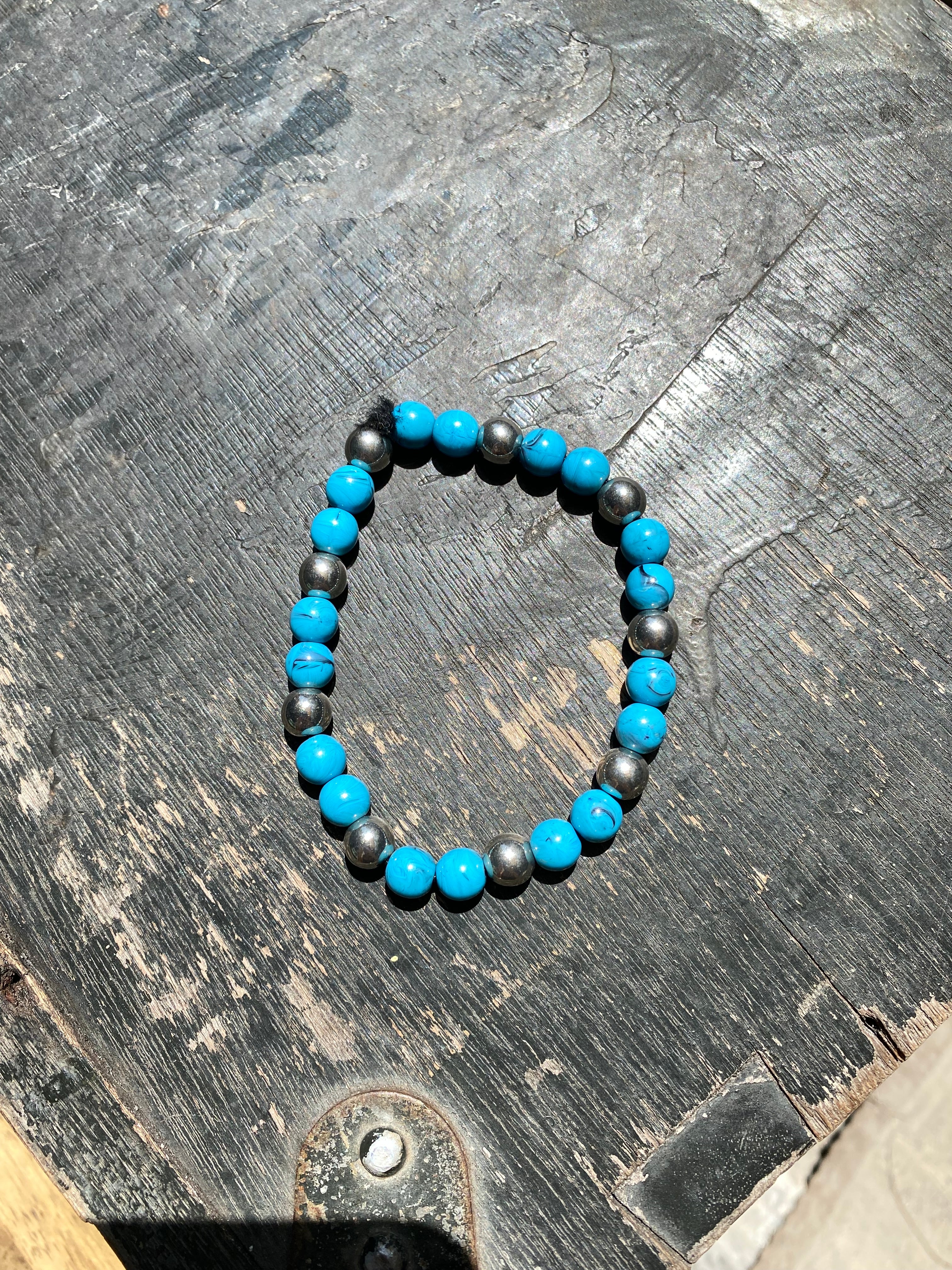 Blue Turquoise Bracelet