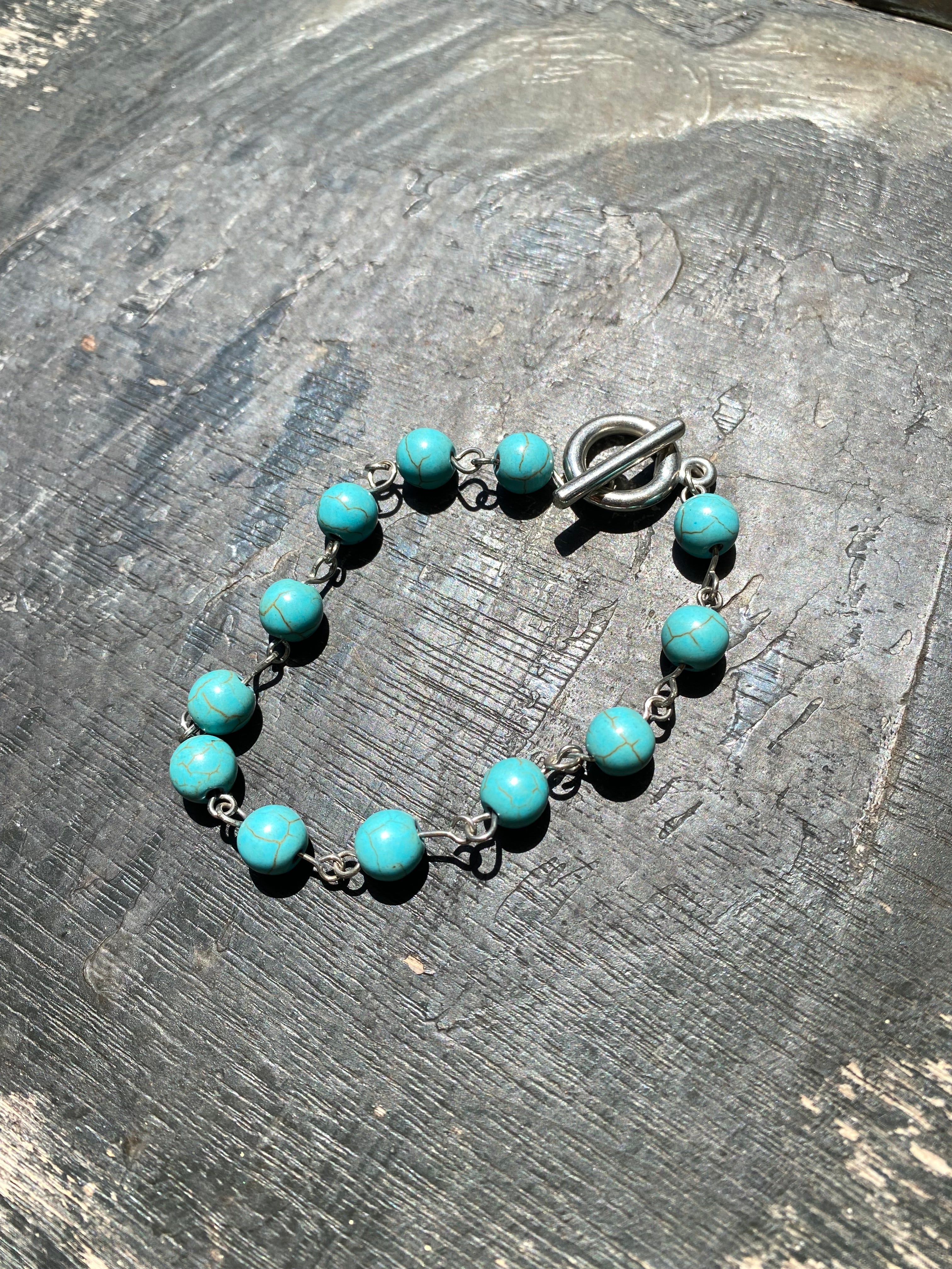 Turquoise Beaded Bracelet