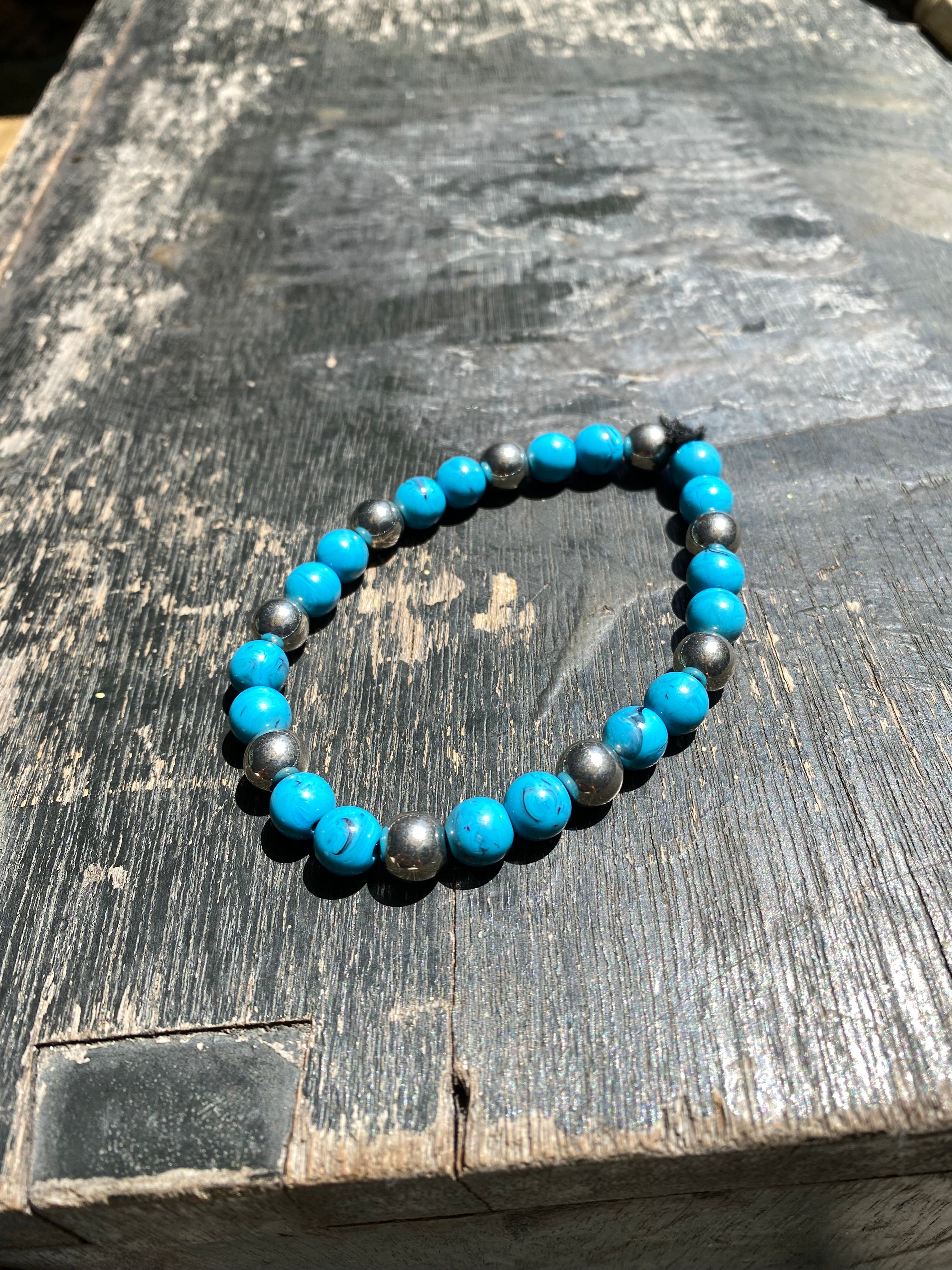 Blue Turquoise Bracelet