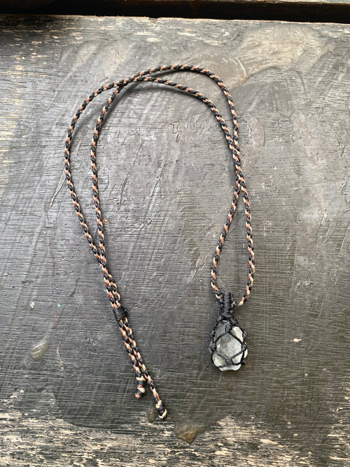 Fluorite Macrame Necklace
