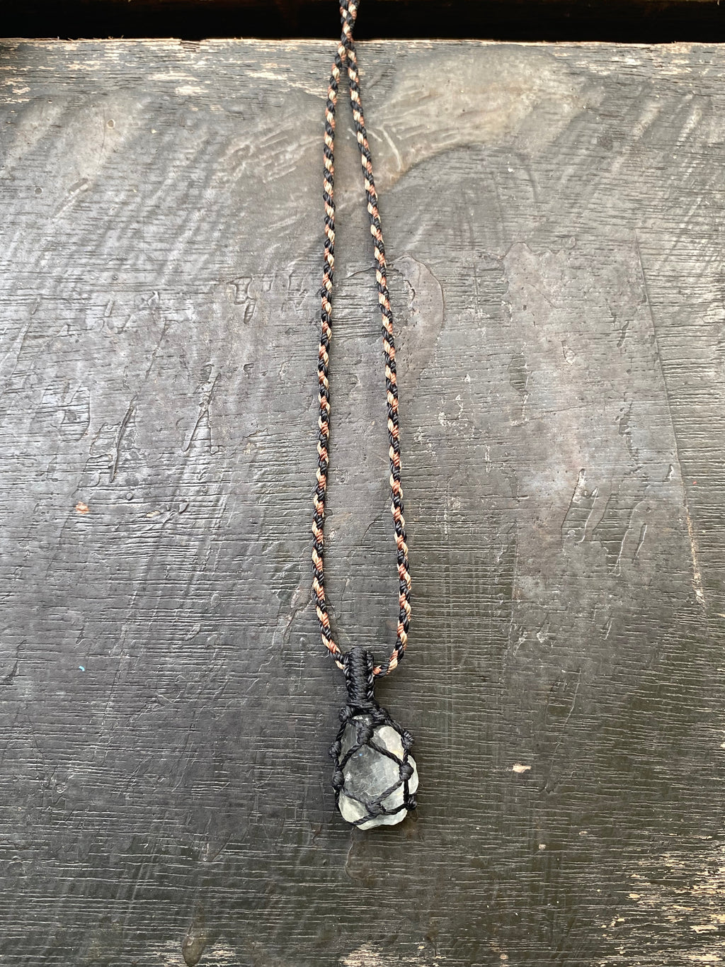 Fluorite Macrame Necklace